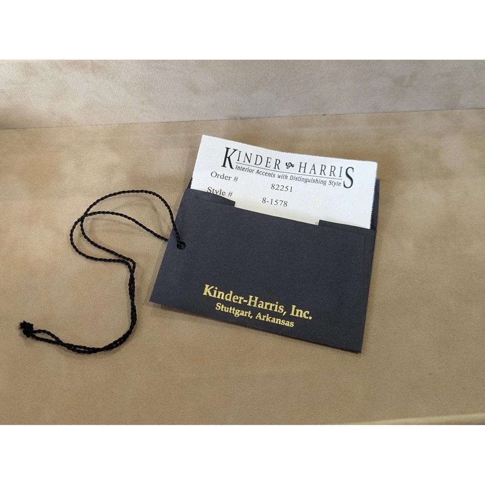Designer Kinder-Harris Valet Box Champagne Silver Leaf